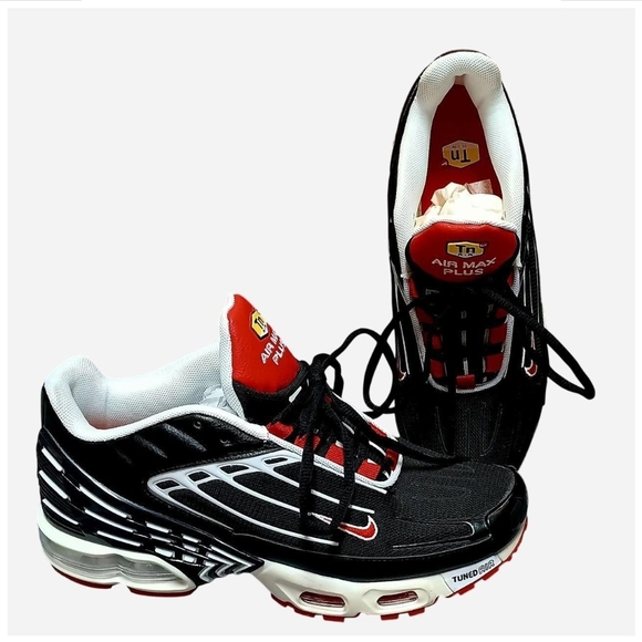 Nike Other - Nike Air Max Plus Black and Red Sneakers